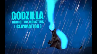 Godzilla king of the monsters #claymation 19,100 subs special