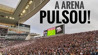 Fiel faz da ARENA um CALDEIRÃO | Corinthians 2 x 0 Santos | Timão ACABOU com o Peixe!