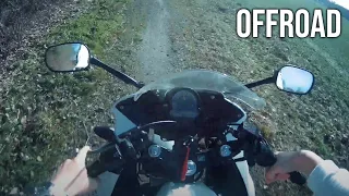 honda cbr 125 goes offroad