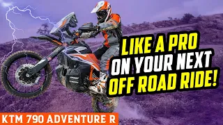 3 Techniques To Look Pro On Your Next Off Road Ride! For Adventure Riders. On a KTM 790 Adventure R