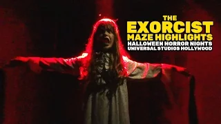The Exorcist maze highlights at Halloween Horror Nights 2016, Universal Studios Hollywood