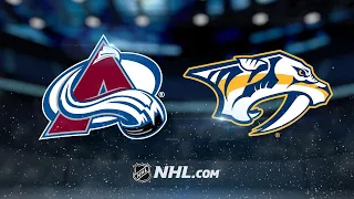 Arvidsson, Predators power past Avalanche, 4-1