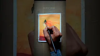 Ram Navami Drawing/easy watercolour Drawing/ram siya ram #shorts