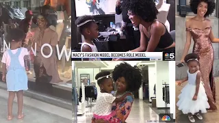 Representation Matters - Heartwarming Video of Black Girl Bonding with Macy’s Window Model