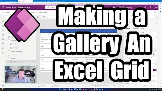 How to Make a Gallery Look Like an Excel Grid | Power Apps | 2023 Tutorial