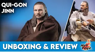 Hot Toys Qui-Gon Jinn Unboxing & Review | Star Wars The Phantom Menace