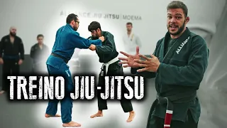 TREINO DE JIU-JITSU - Técnica e Róla