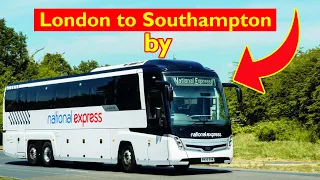 National express coach | London to Southampton by National Express | UK travel | Ambel Smith