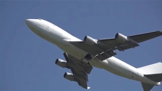 【4K】成田空港さくらの山公園から見る離陸機☆頭上通過12連発！（北風運用時）