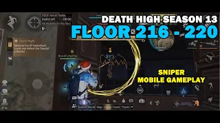Death High Season 13 Floor 216  - 220 | Lifeafter