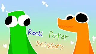 Rock paper scissors animation meme || Roblox rainbow friends || Flipaclip