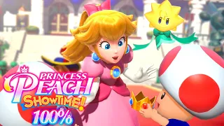 Princess Peach Showtime! - 100% Longplay Full Game Walkthrough Gameplay Guide (No Loading Times)