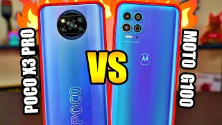 POCO X3 PRO VS MOTOROLA MOTO G100 | SPEED TEST ✔