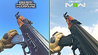 MW2019 vs MW2022 - Weapons Reload Animations