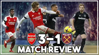 Arsenal 3-1 West Ham highlights discussed | Benrahma goal | Saka, Martinelli & Nketiah score!!