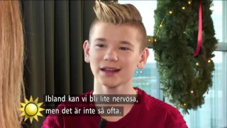 Peter överraskar Tilde -  med Marcus & Martinus - Nyhetsmorgon (TV4)