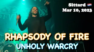 Rhapsody of Fire - Unholy Warcry @Poppodium Volt, Sittard, NL 🇳🇱 March 10, 2023 LIVE HDR 4K