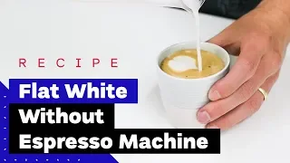 How To Make Flat White At Home (with AeroPress)