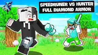 Speedrunner vs Hunter Full Diamond Armor