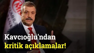 Merkez Bankası Başkanı Kavcıoğlu'ndan Enflasyon, Faiz ve Döviz Kuru Mesajı