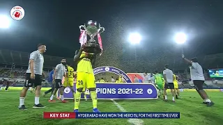 Hyderabad FC lift the #Hero ISL 2021-22 trophy