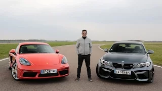 Comparatif 2017 - Les essais de Soheil Ayari - BMW M2 vs Porsche Cayman S
