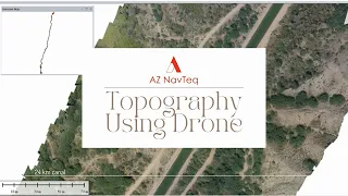 24 km Long Canal | Topography Survey | Drone Survey