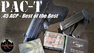 Best of the Best 45 ACP Bullets: Clothing and Hard Barrier Terminal Ballistics Test