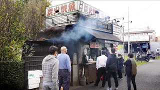 Old Style Grilled Meat & Fish Restaurant - Japanese Street Food - 焼き魚弁当 肉 東京版やまき 鯖の助