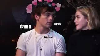 ross lynch falling in love with kiernan shipka for 8 mins straight