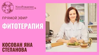 Прямой эфир по фитотерапии с  Косован Яной Степановной. Гинеколог, фитотерапевт, гирудотерапевт.