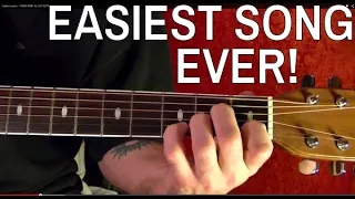 EASIEST SONG EVER!! Perfect For Beginner Players - Guitar Lesson