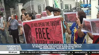 Kahilingang makuhanan ng testimonya si Mary Jane Veloso sa Indonesia, isinumite sa SC