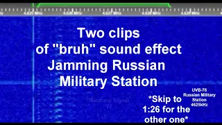 UVB-76 "Bruh moment" sound effect Jamming Russian Military Radio