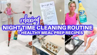 🌙 RELAXING NIGHT TIME CLEAN WITH ME | AFTER DARK SPEED CLEANING MOTIVATION|HOMEMAKER|JAMIE'S JOURNEY