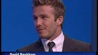 Football: Beckham launches England's World Cup bid