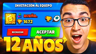 JUEGO con el ACUÑA REAL en BRAWL STARS (tiene 12 años)