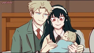 Loid Forger meets his newborn baby [ Spy x Family Comic ]