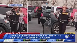 Two men charged following altercation at Walmart in Sevierville