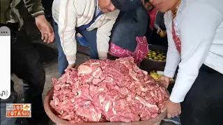 PREPARACIÓN DE BODA EN MATRIMONIO  🍗 🍖 🥩 🥓 //CULTURA PANZALEO// COCHAPAMBA - COCHAPAMBA 2022