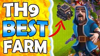 TH9 Farming Best Attack strategy!! Clash of Clans 2022 | th9 best farming guide