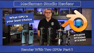 The Best GPU for rendering with Blender. Using single and dual GPUs Part 1. RTX3070, 3080 and 3090.