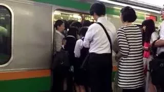 高崎線宮原駅 2015年7月16日の運転再開直後 朝8時頃 After Train Accident