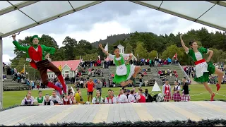 A very Scottish 'Irish Jig' danced by competitors during the Braemar Gathering Highland Games 2018