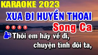 Xua Đi Huyền Thoại Karaoke Song Ca Nhạc Sống 2023 | Trọng Hiếu