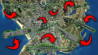 GTA 5 - All Secret And Rare Weapon Location (Railgun & more)