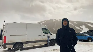 Camping at a Colorado Ski Resort