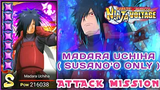Madara Uchiha (Susano'o Only) on Attack Mission | Naruto X Boruto Ninja Voltage