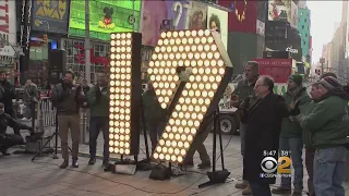 Numbers For New Years Ball Drop Delivered To Times Square