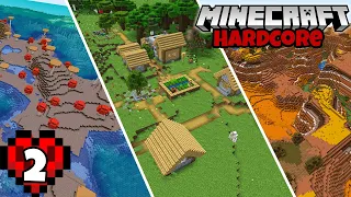 Let's Play Minecraft Hardcore | Amazing Rare Seed! Episode 2